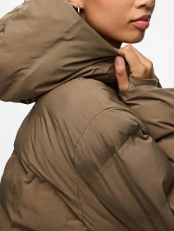 Clearance Pieces Pcnorma Puffer Jacket 4788011 Morel