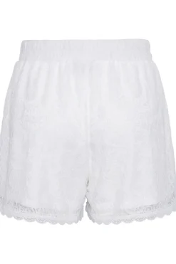 New Pieces Pcolline Shorts 4462733 Cloud Dancer