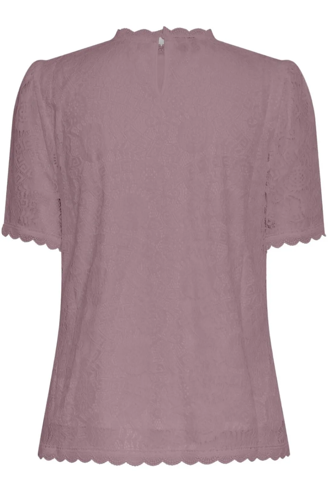 Outlet Pieces Pcolline Ss Lace Top 4474972 Woodrose
