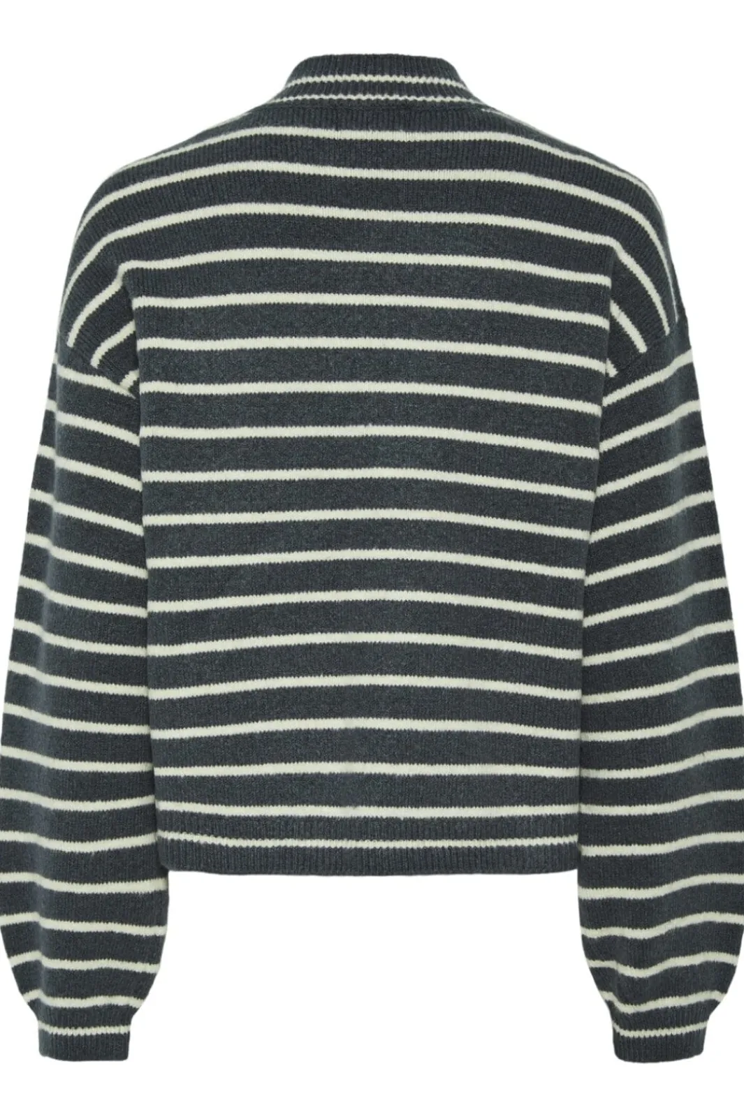 Discount Pieces Pcpenna Ls High Neck Knit 4633595 Ombre Blue Whitecap Gray