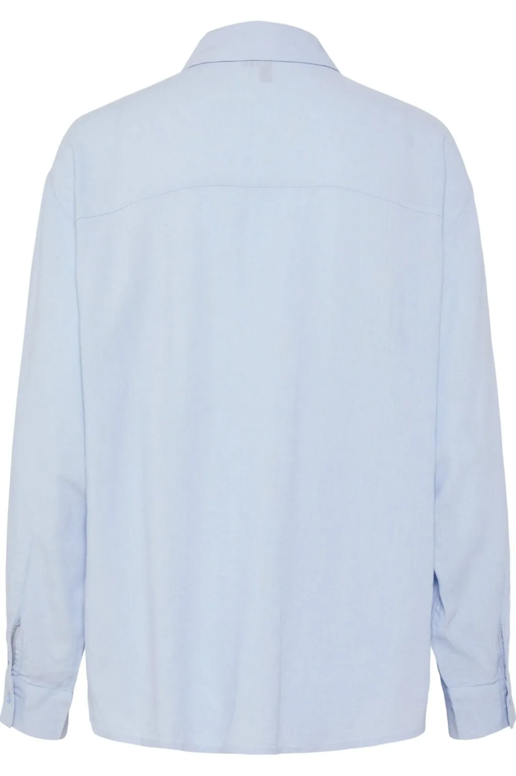 Best Pieces Pcpia Ls Loose Shirt 4648858 Cashmere Blue