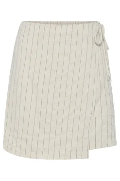 Sale Pieces Pcpia Mini Skirt 4668104 Birch Black