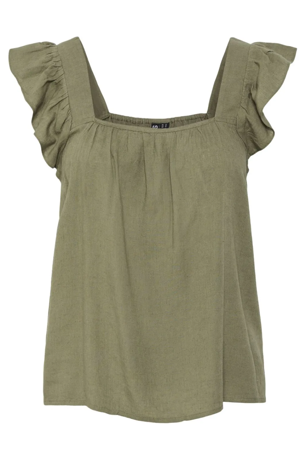 Outlet Pieces Pcpia Sl Top 4649002 Deep Lichen Green