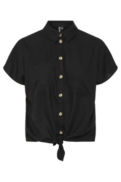 Online Pieces Pcpia Ss Tie Shirt 4648816 Black