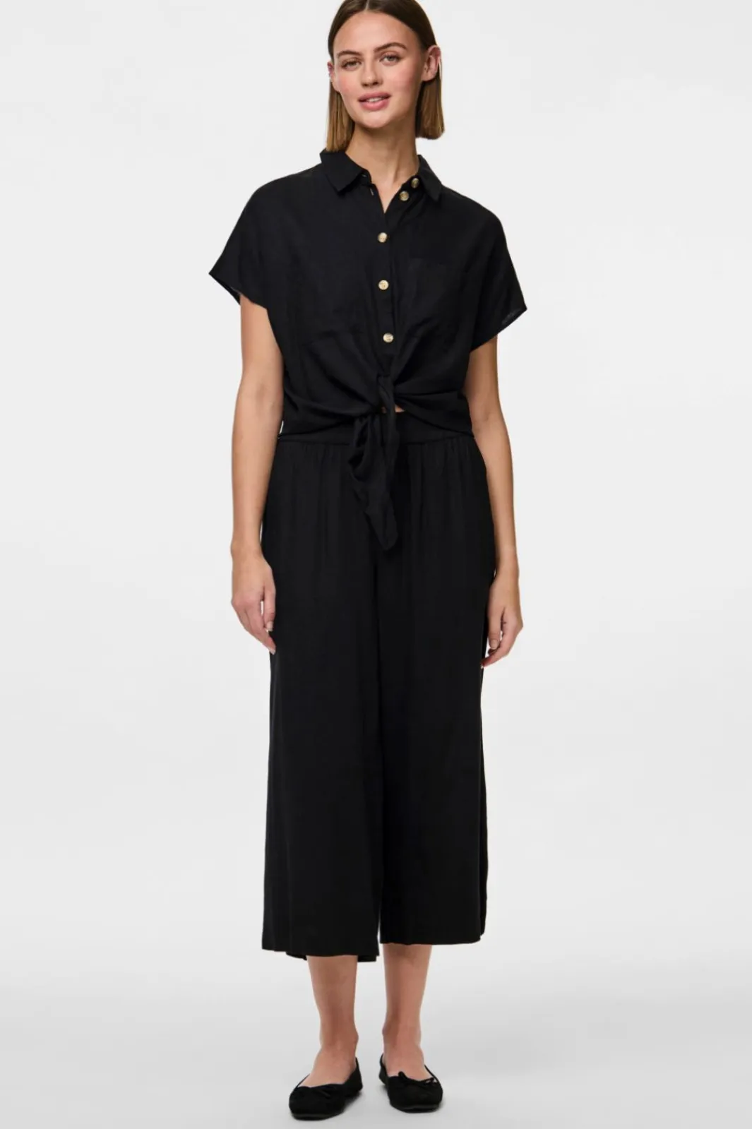 Outlet Pieces Pcpia Wide Culotte 4670228 Black
