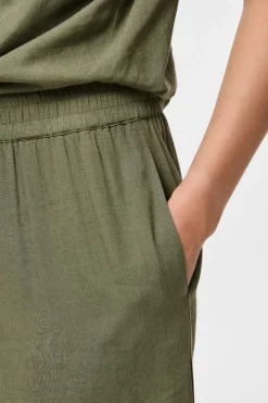 New Pieces Pcpia Wide Culotte 4670233 Deep Lichen Green