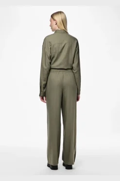 Hot Pieces Pcpia Wide Pants 4476660 Deep Lichen Green