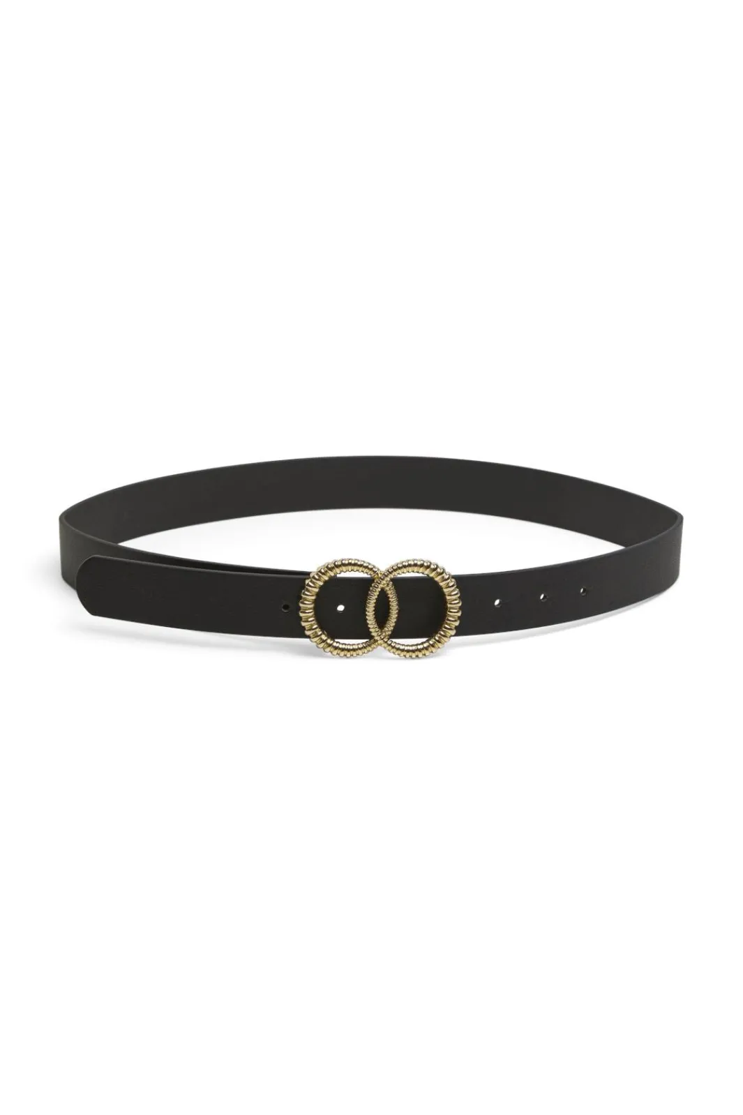 Best Pieces Pcralberte Jeans Belt 4618020 Black Gold Trim