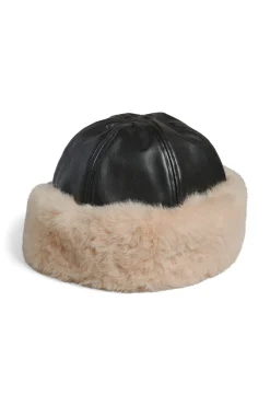 Outlet Pieces Pcrandin Hat Wb 4922960 Black Beige