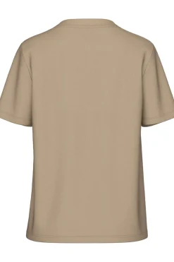 Discount Pieces Pcria Ss Solid Tee 4280158 Silver Mink