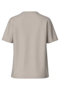 Discount Pieces Pcria Ss Solid Tee 4557772 Silver Gray