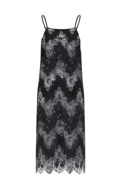 Outlet Pieces Pcrinne Sl Lace Dress Kca 5071454 Black