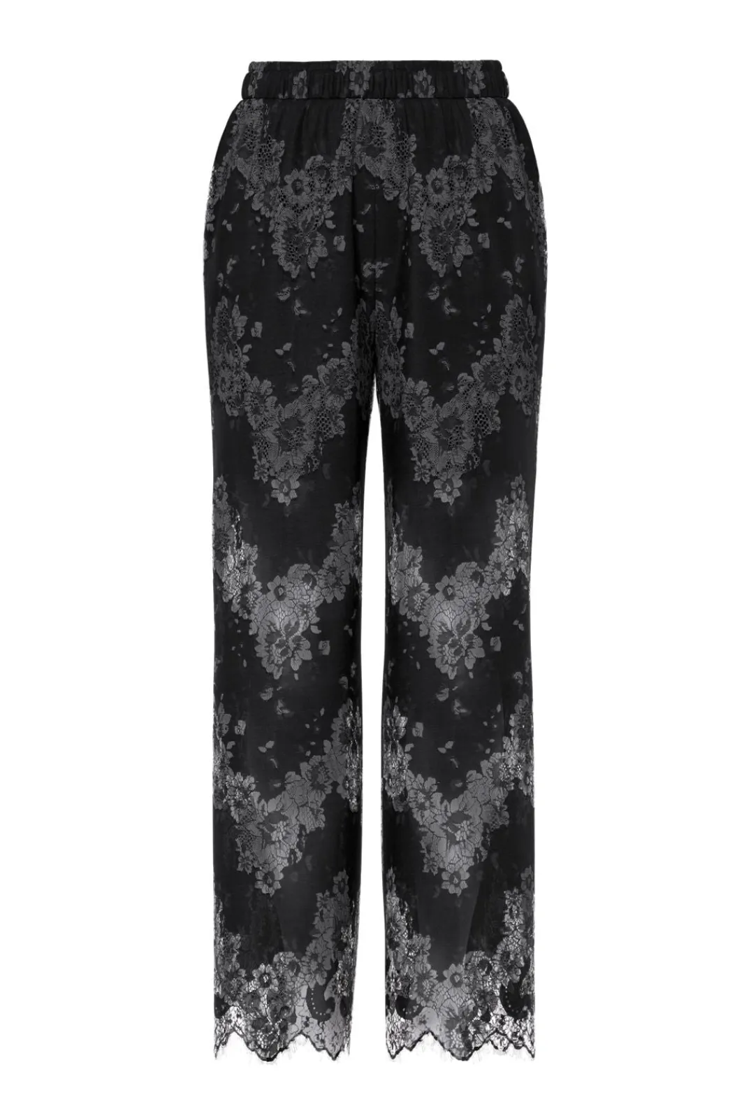 Online Pieces Pcrinne Straight Lace Pants Kca 5071423 Black