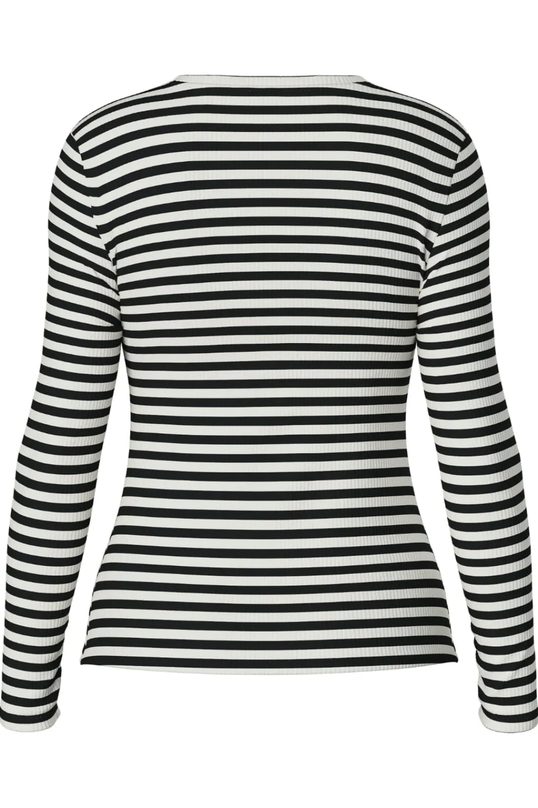 Pieces Pcruka Ls Top 4191663 Cloud Dancer Black
