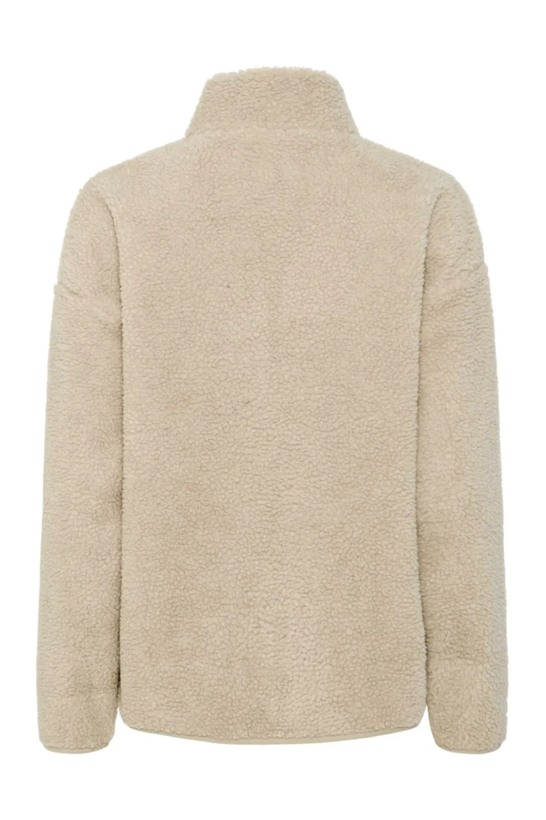 Sale Pieces Pcsadia Ls Teddy Jacket 4640680 Silver Gray