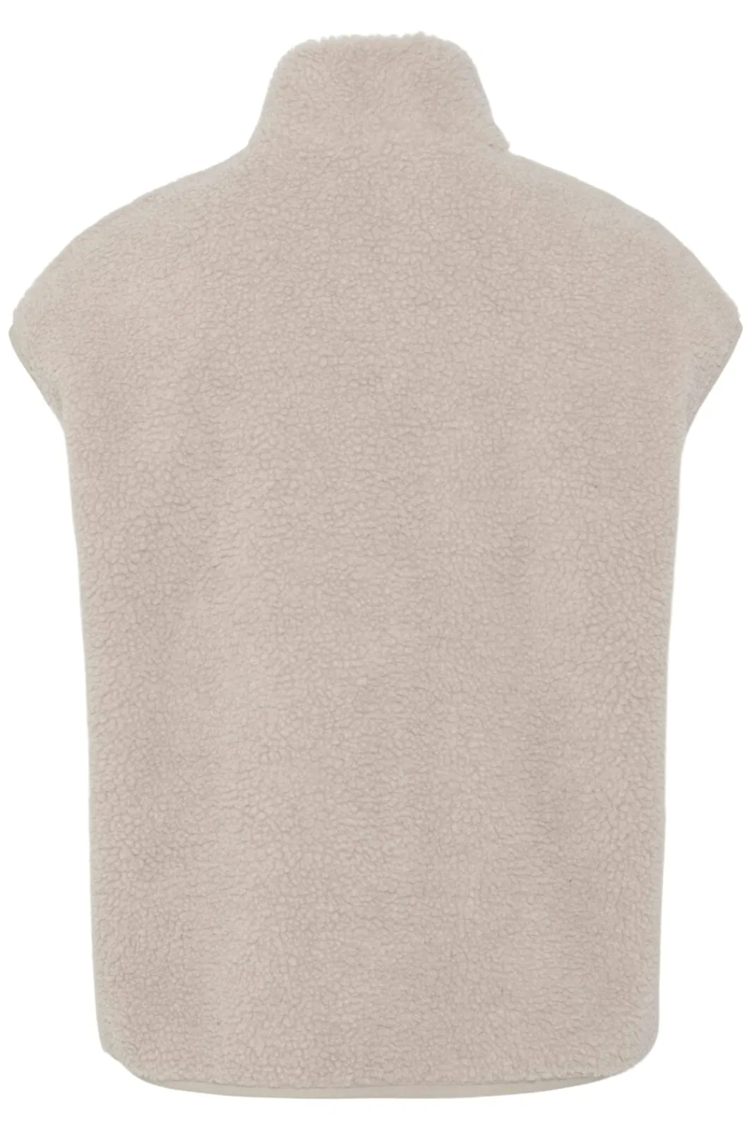 Pieces Pcsadia Teddy Vest 4640674 Silver Gray