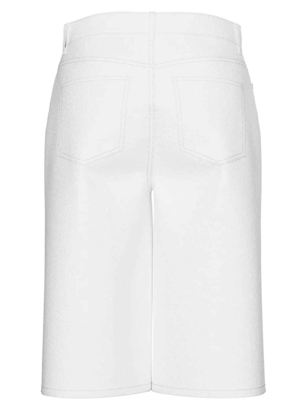Clearance Pieces Pcsalume Wide Denim Shorts 4830261 Bright White