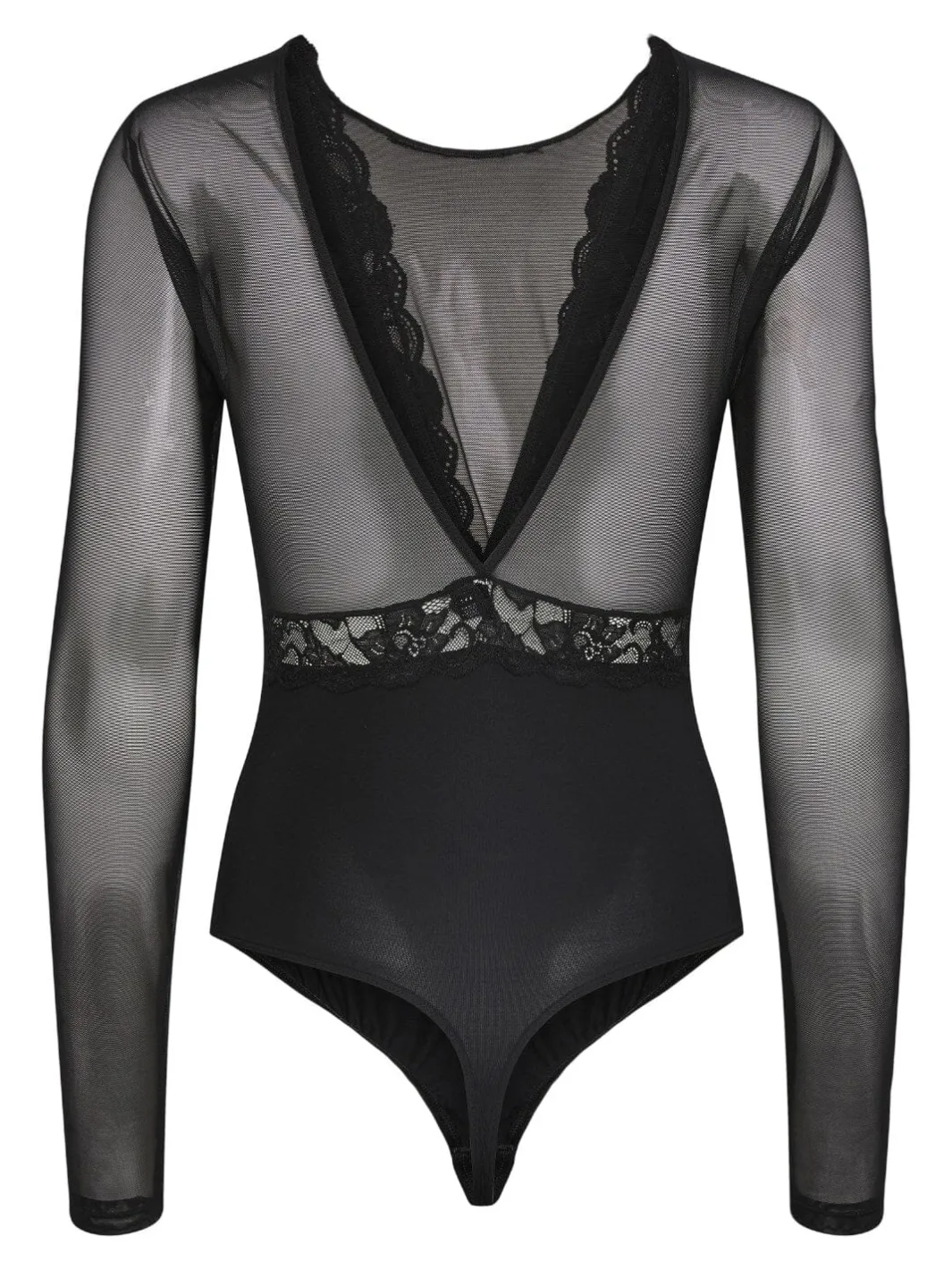 Hot Pieces Pcsicca Ls Bodystocking 4284297 Black