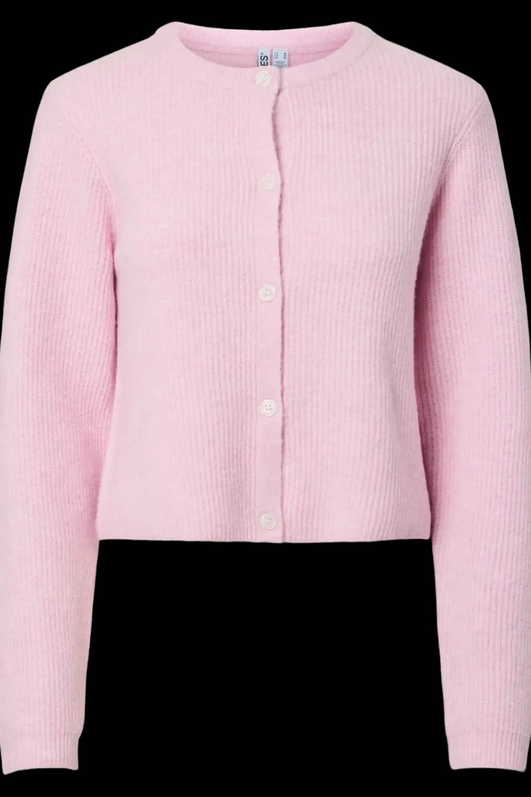 Discount Pieces Pcsilly Ls O-Neck Knit Cardigan 4963880 Roseate Spoonbill Melange