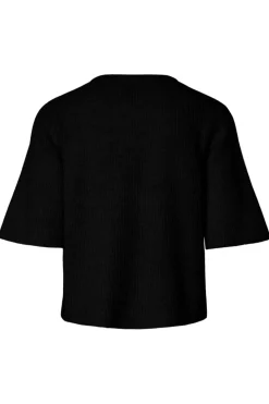 Outlet Pieces Pcsilly Ss O-Neck Knit Cardigan 4768112 Black