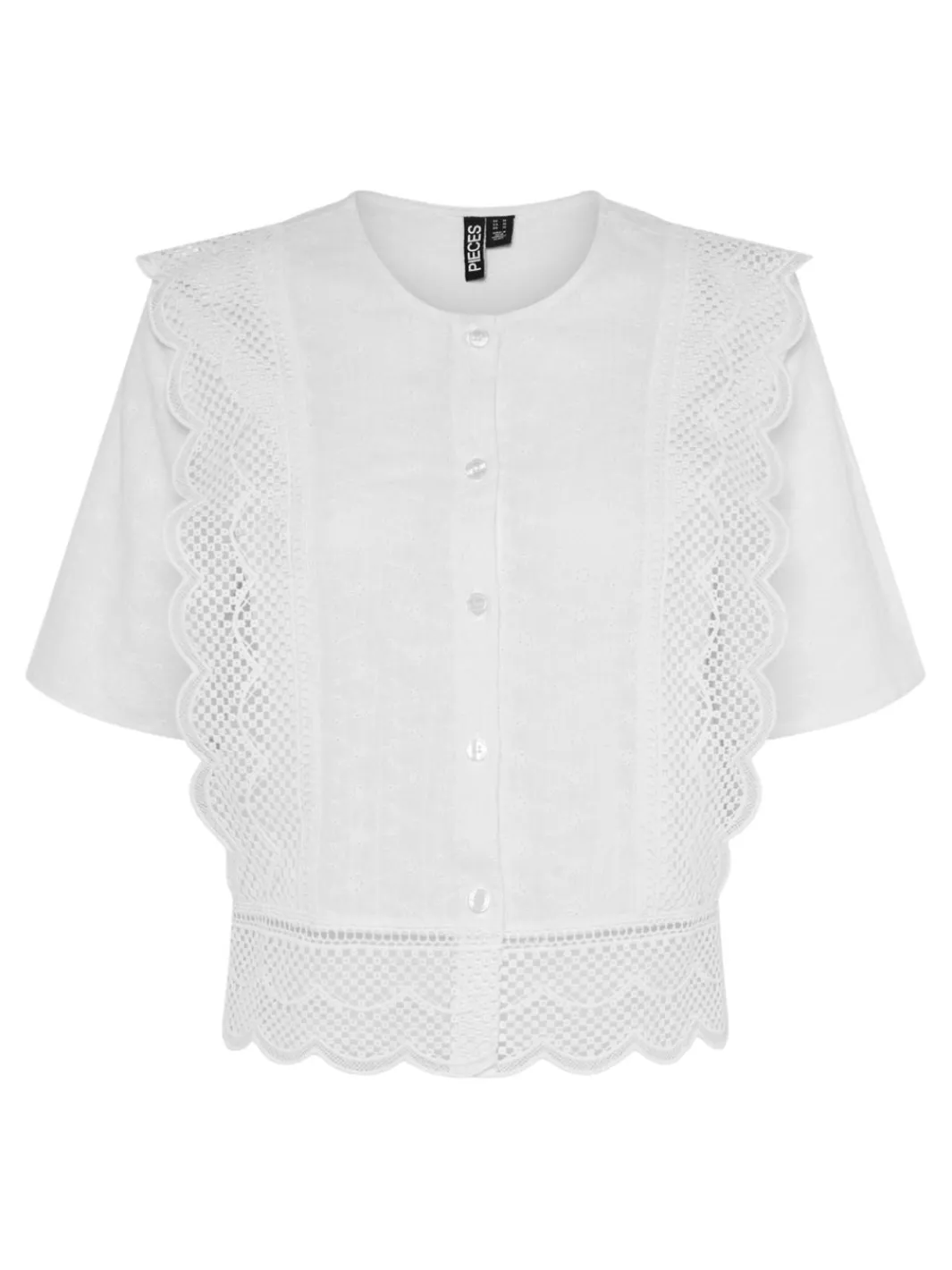 New Pieces Pcsiminna Ss Top 4691303 Cloud Dancer