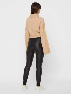 Online Pieces PcSkin Paro HW Coated Leggings Black
