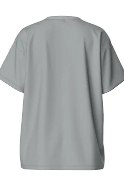 Pieces Pcskylar Ss Oversized Tee 4651225 Ultimate Grey