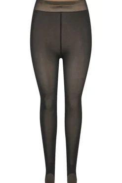 Best Pieces Pcsophie Fleece Tights 4546897 Black Nude Fleece