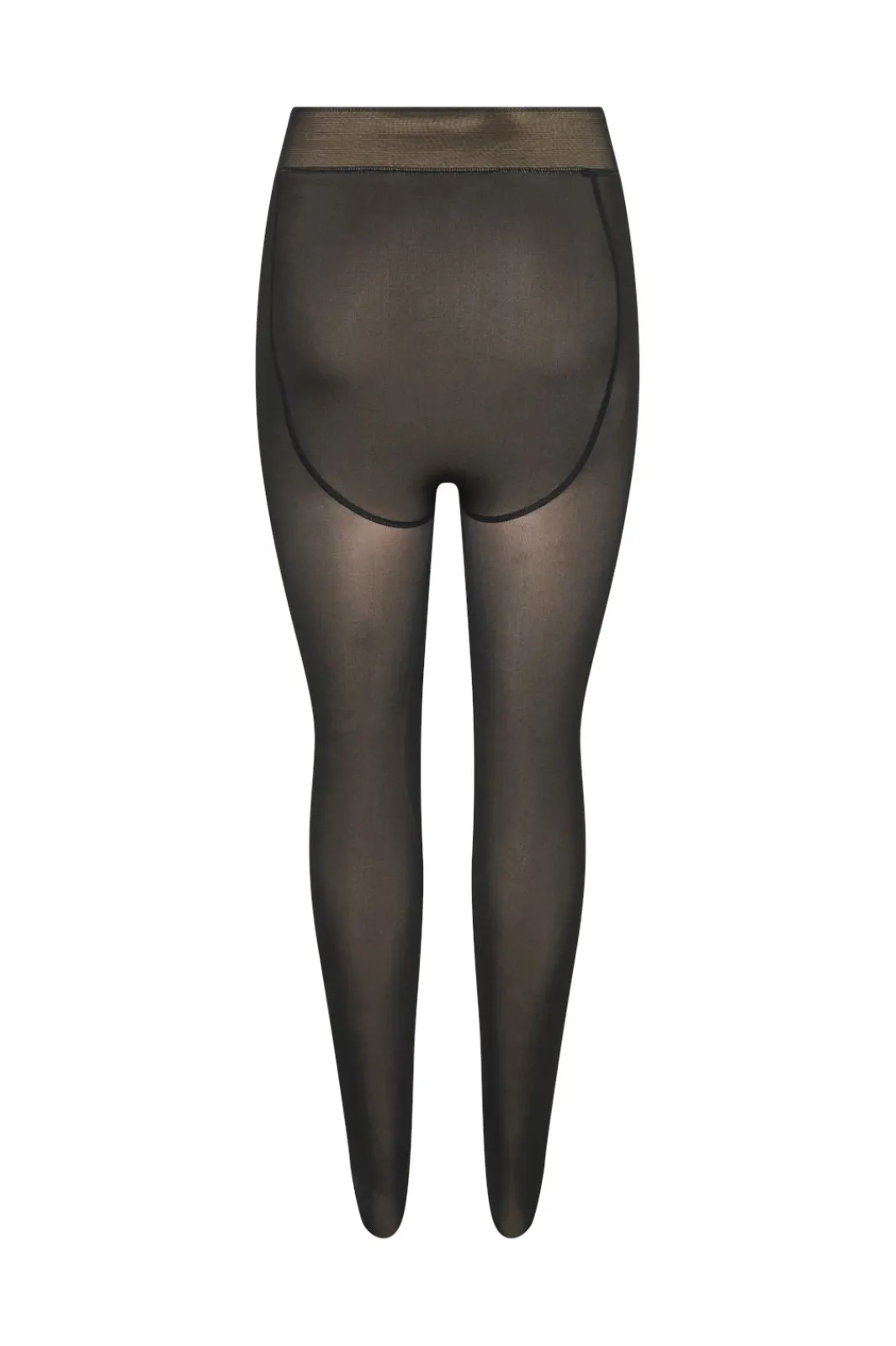 Best Pieces Pcsophie Fleece Tights 4546897 Black Nude Fleece