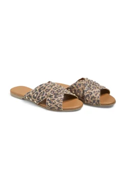 New Pieces Pcsuma Suede Sandal 4714651 Black Leo