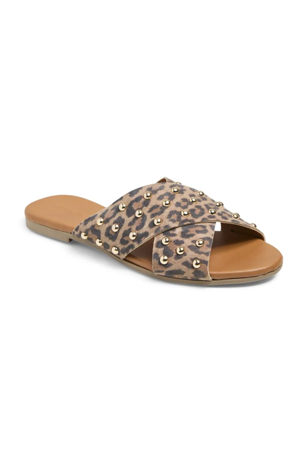New Pieces Pcsuma Suede Sandal 4714651 Black Leo