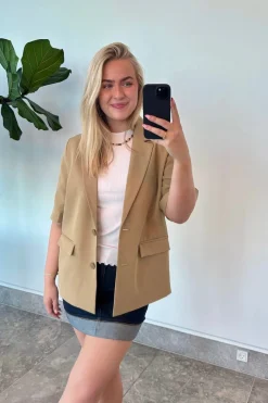 Discount Pieces Pctempre Ss Blazer 4740954 Elmwood