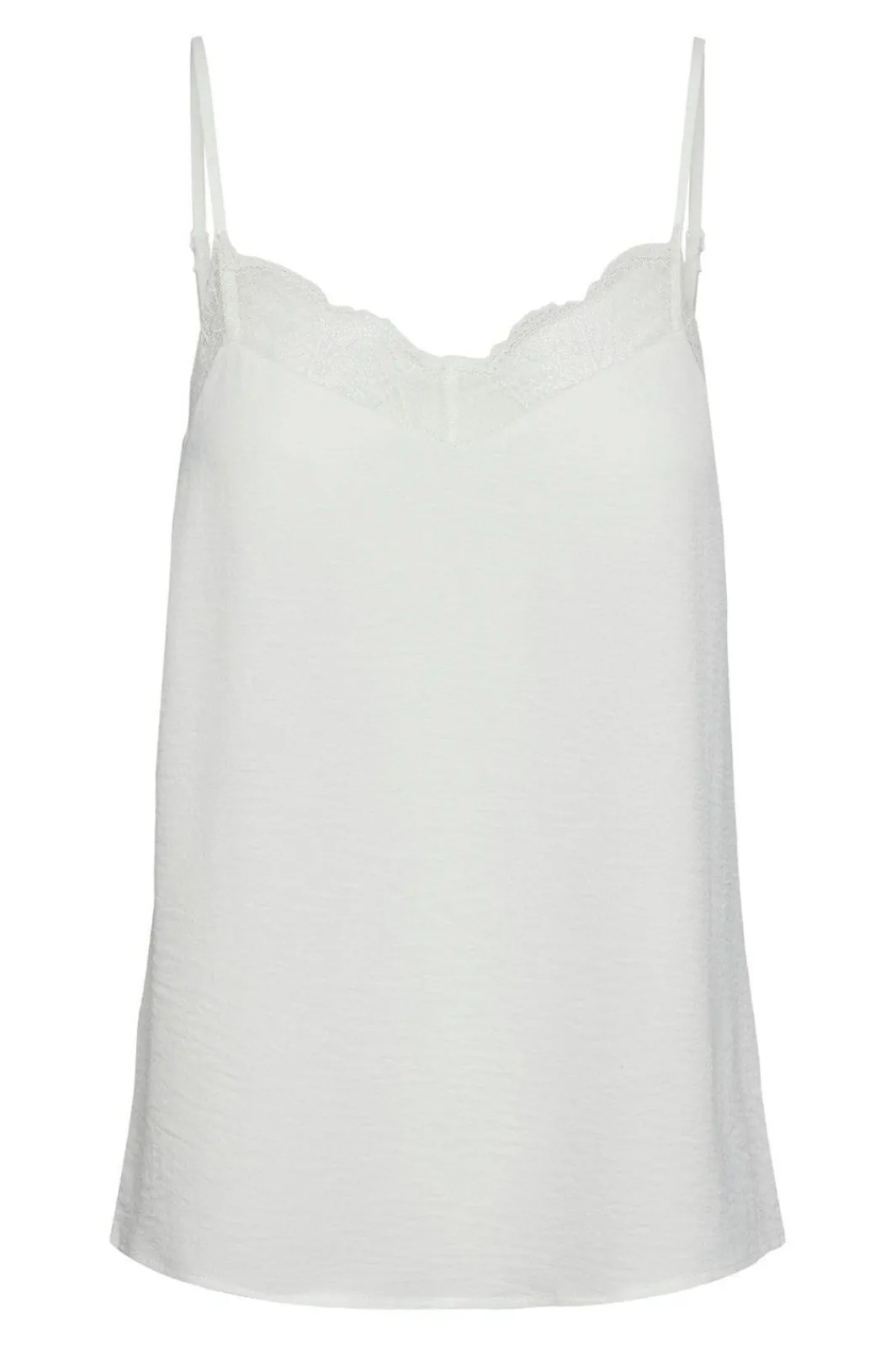 Discount Pieces Pctiffany Strap Lace Top Bc Cloud Dancer