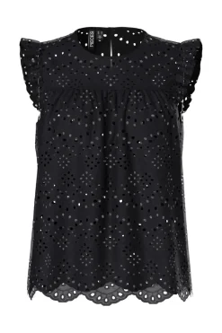 Best Pieces Pcvilde Sl Top 4649448 Black