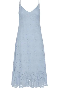 Sale Pieces Pcvilde Strap Dress 4703760 Cashmere Blue