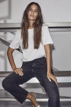 Sale Haute L'Amitié Pearl Bow Tee HL10027 Off-White