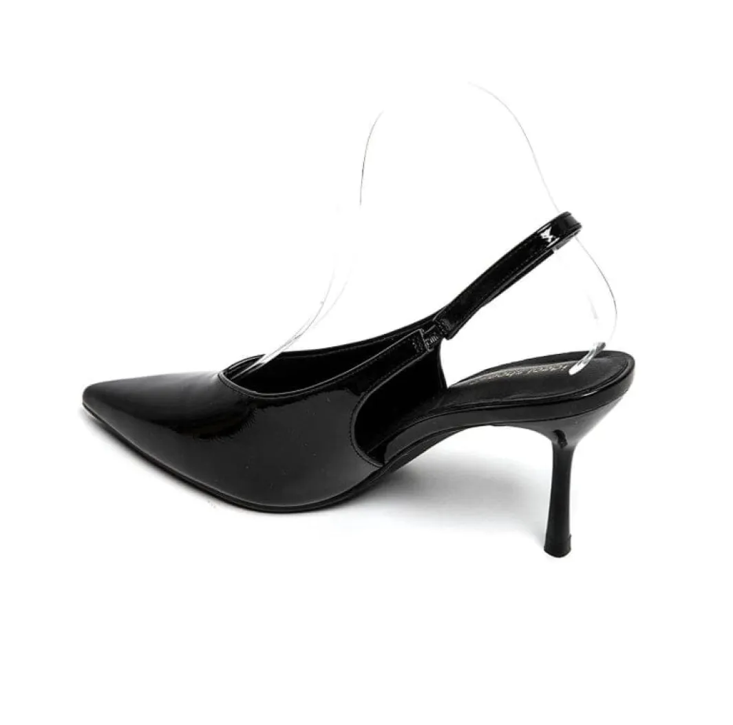 Discount Bloom Peony Stiletto Black