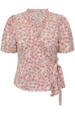 Best A-View Peony Wrap Blouse 258 Rose/Pink