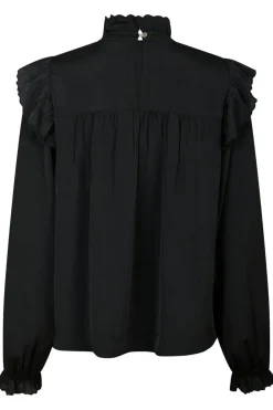 Best Neo Noir Percy Soft Satin Blouse 163893 Black