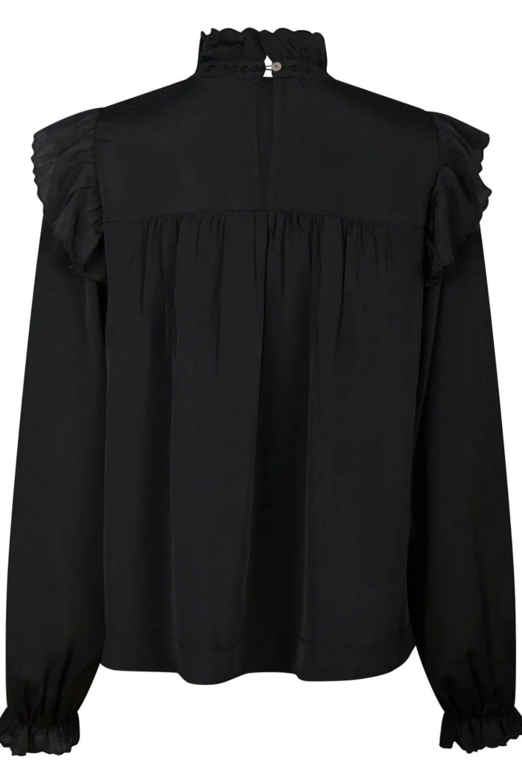 Best Neo Noir Percy Soft Satin Blouse 163893 Black