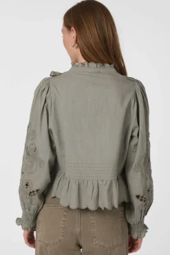 New Neo Noir Petrine Embroidery Blouse 161136 627