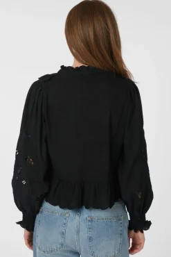 New Neo Noir Petrine Embroidery Blouse 161136 100