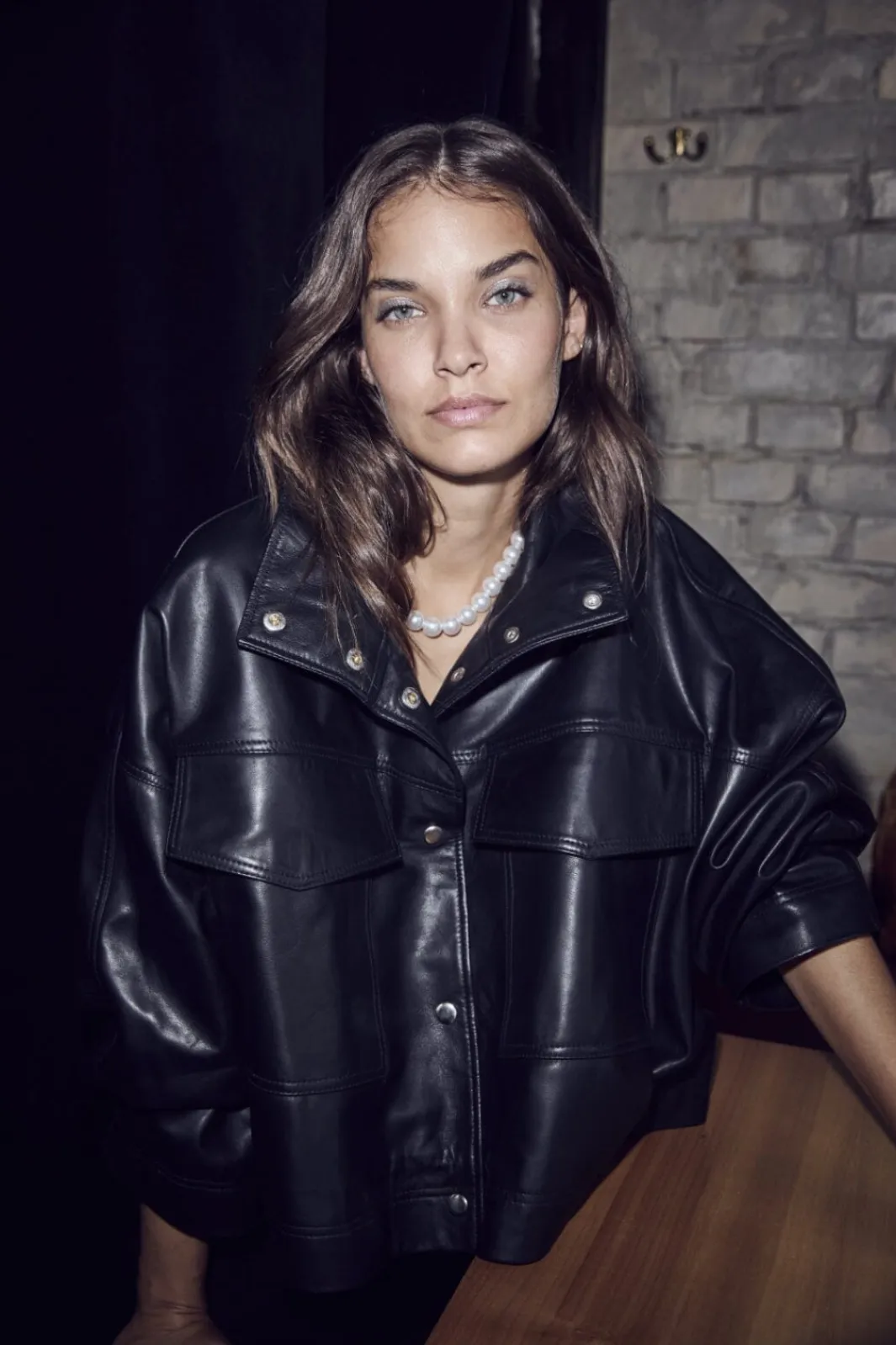 Best Co´Couture Phoebecc Leather Box Jacket 30260 96 Black