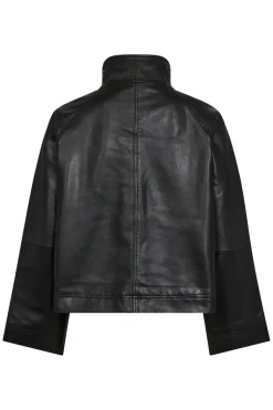 Best Co´Couture Phoebecc Leather Box Jacket 30260 96 Black