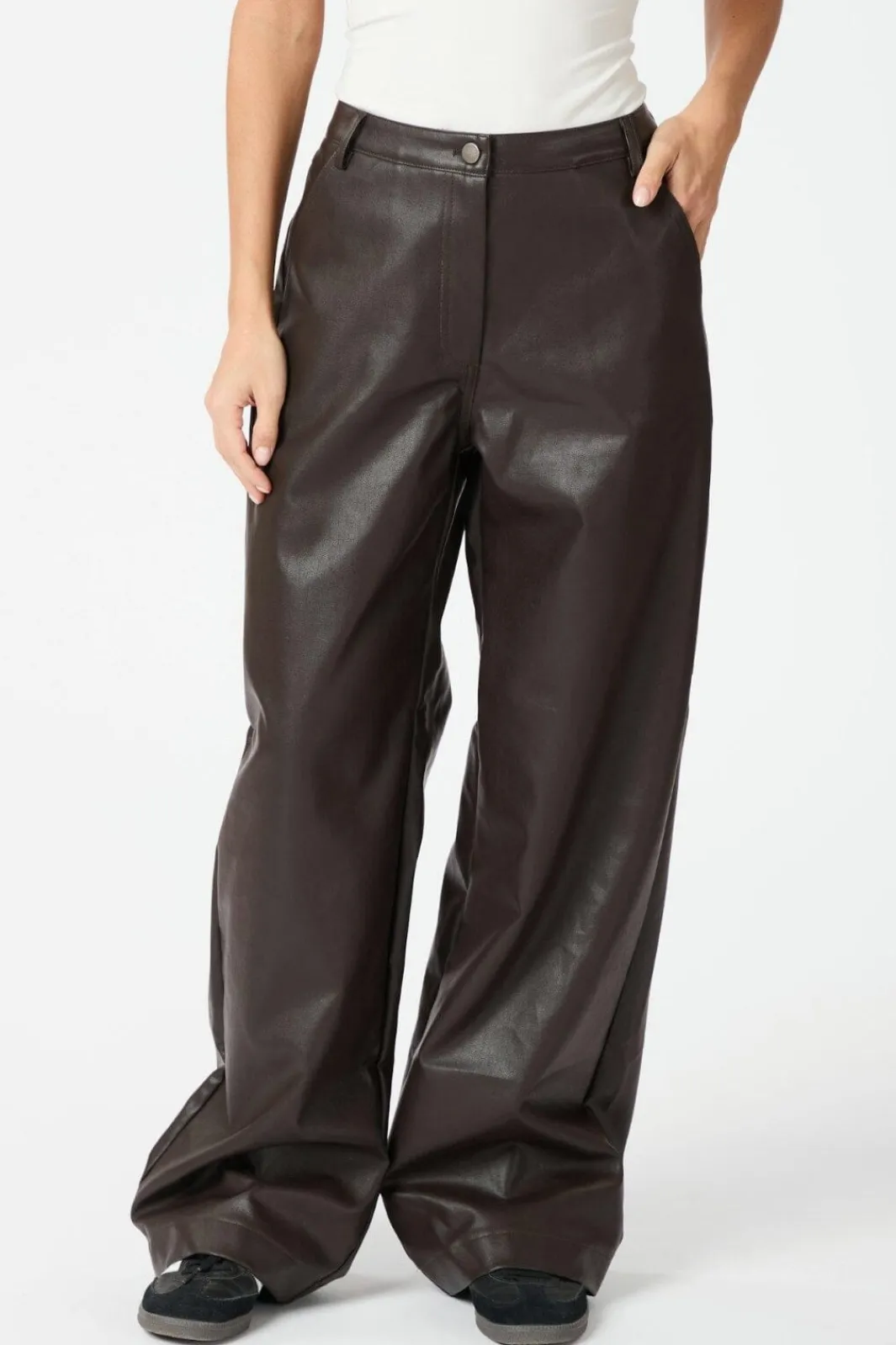 Outlet Neo Noir Pinur Faux Leather Pants 164609 676