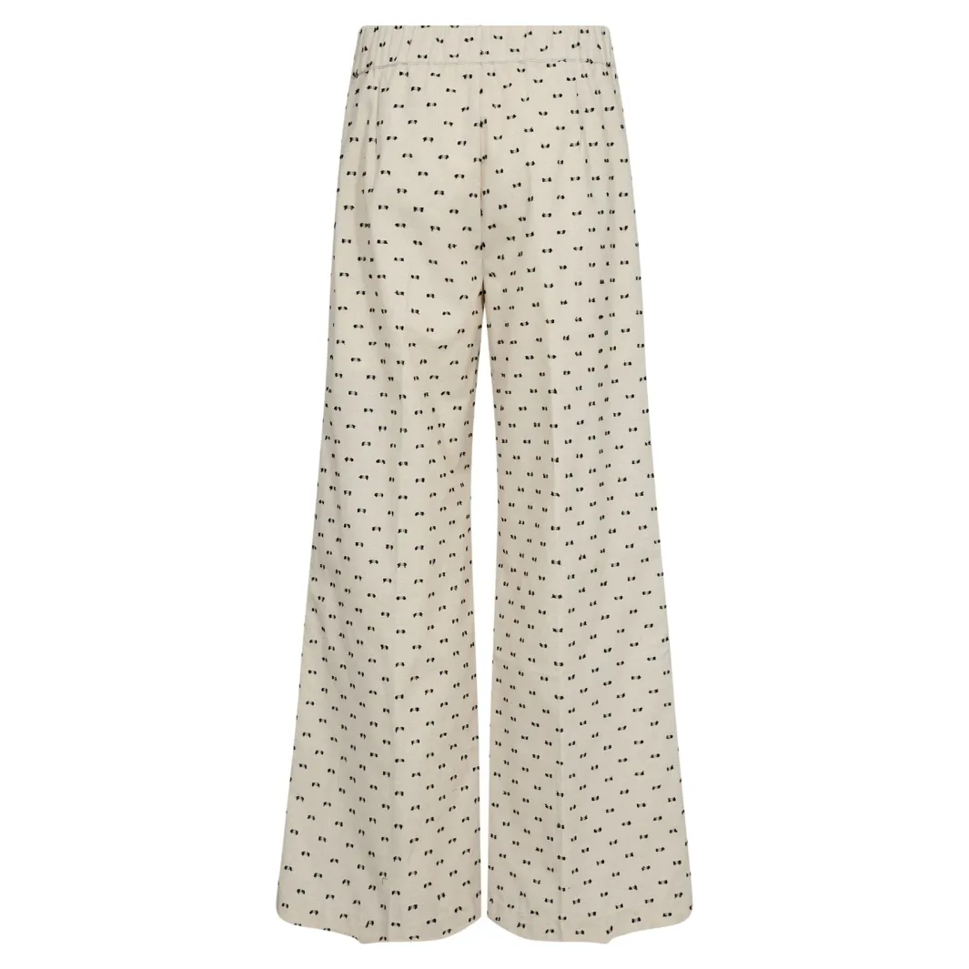 Co´Couture Pixiecc Wide Pant 31423 11 Off White