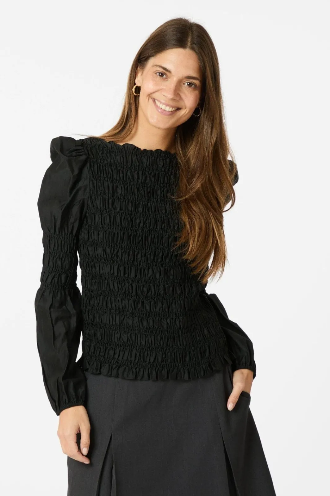 Clearance Neo Noir Polka Smock Shirt 164663 100