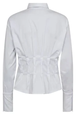 Online Co´Couture Poppycc Pleat Waist Shirt 35174 4000