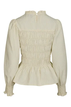 Best Neo Noir Possa Crepe Stripe Blouse 166413 191