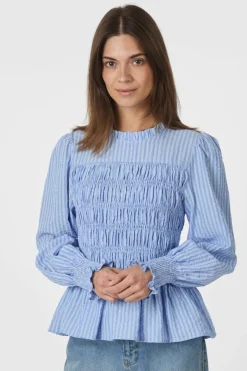Neo Noir Possa Twist Stripe Blouse 166412 145